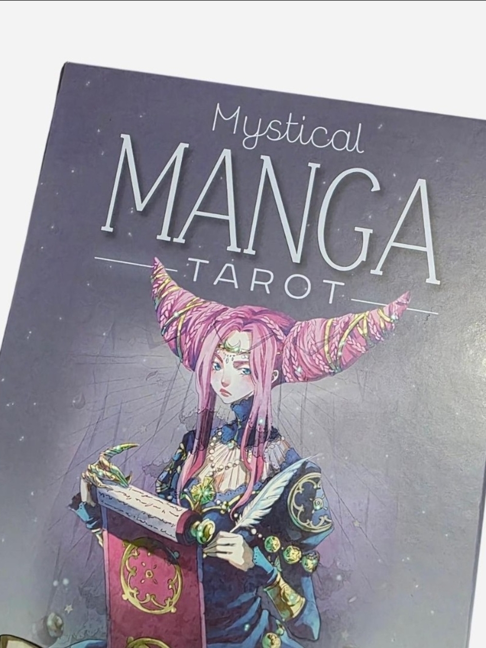 Mystical MANGA Tarot Card Deck - Purple and Pink